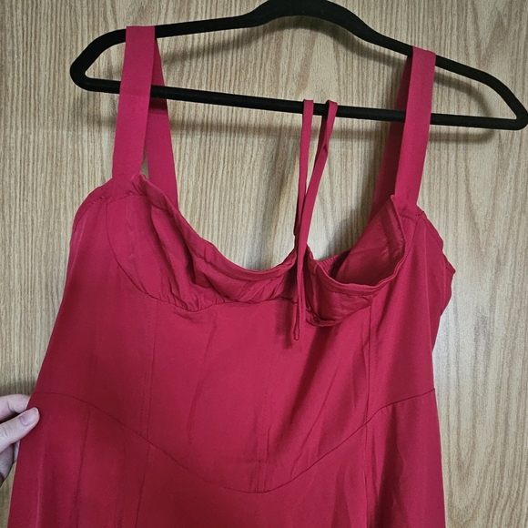 Red Cottagecore Dress - Picture 4 of 6